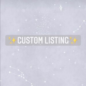 Custom Listing for Amanda✨